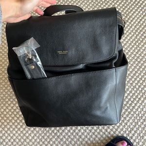 NWT Mina Baie Kinney Leather diaper backpack